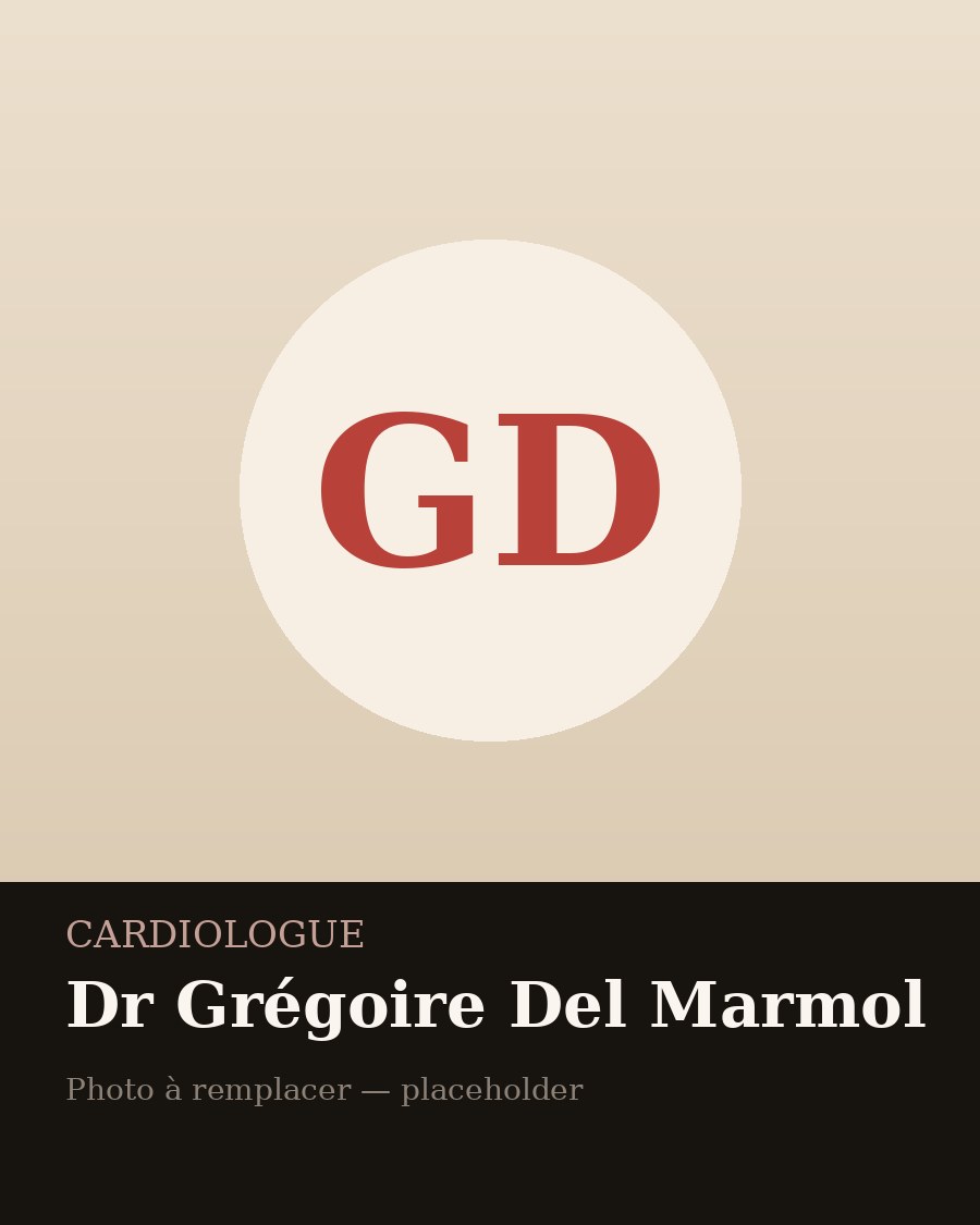 Dr Grégoire Del Marmol, cardiologue
